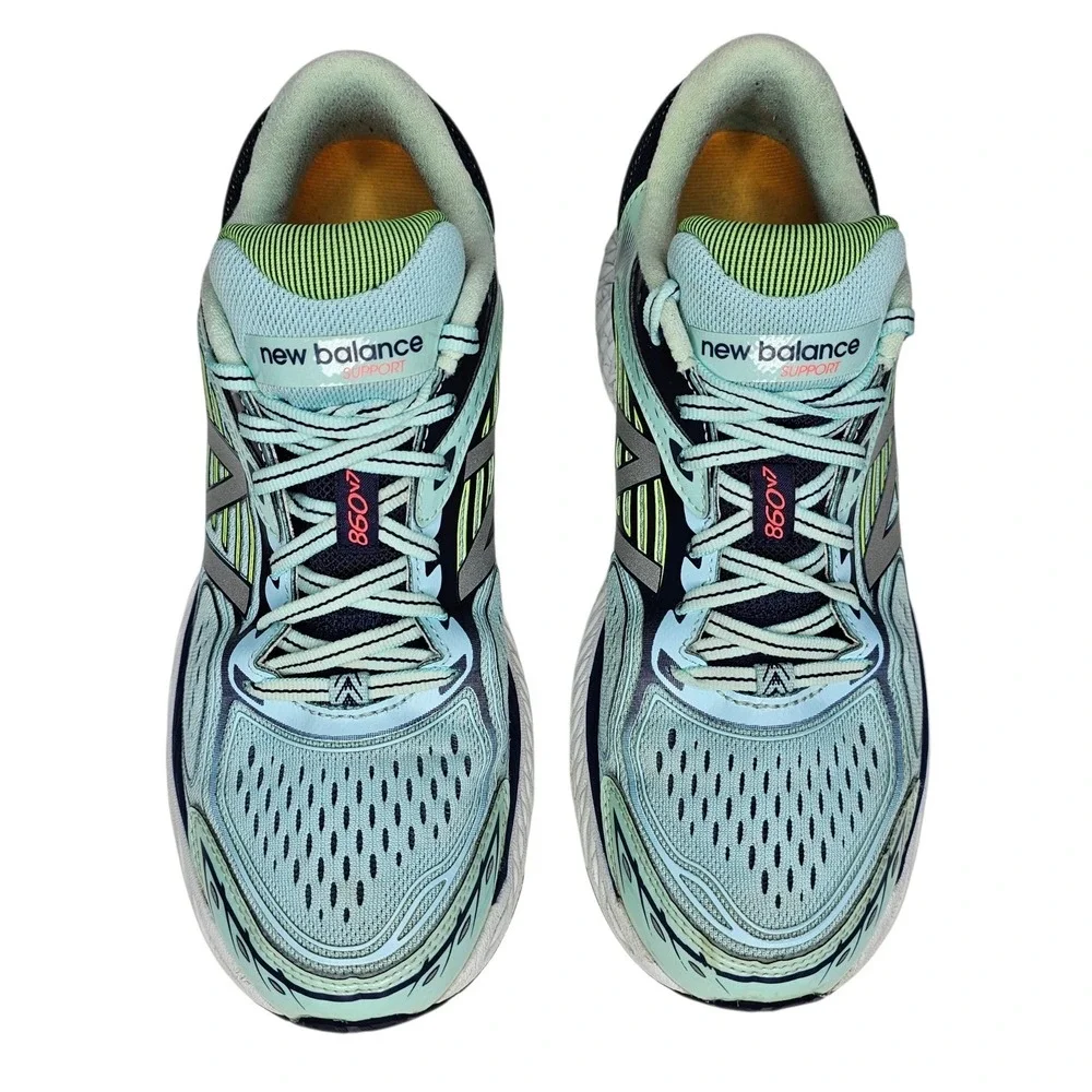 New Balance 860v7 Women Size 10.5 Blue Support Running Shoes W860LG7